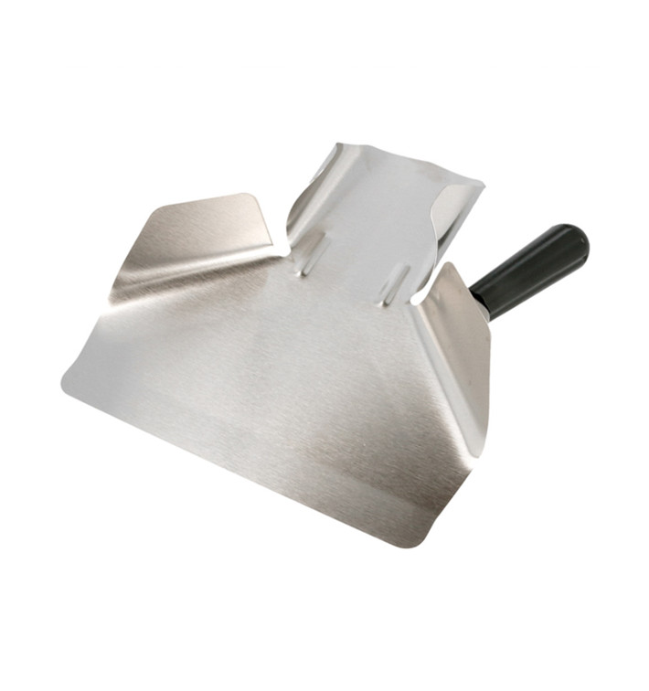 French Fries Scoop Steel 1 Handle Stainless Silver 20x22,5x5 cm (1 Unit) 