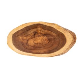 Wooden Serving Platter Oval shape 40,6x20,3x1,9cm (6 Units)
