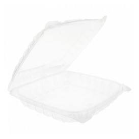 Plastic Hinged Deli Container OPS "Clear Seal" 220ml (125 Units)  