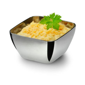 Tasting Plastic Bowl PS Silver 5x5x3 cm 75ml (20 Units)