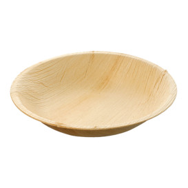Palm Leaf Bowl Round Shape Ø18x3,5cm (25 Units)