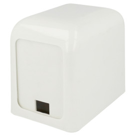 Napkin Plastic Dispenser "Miniservis" White 15x10x12,5cm  (1 Unit)