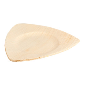 Palm Leaf Plate Triangular Shape 15x13x1cm (200 Units)