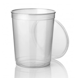 Plastic Deli Container PP Clear 1000 ml Ø11,5cm (50 Units)