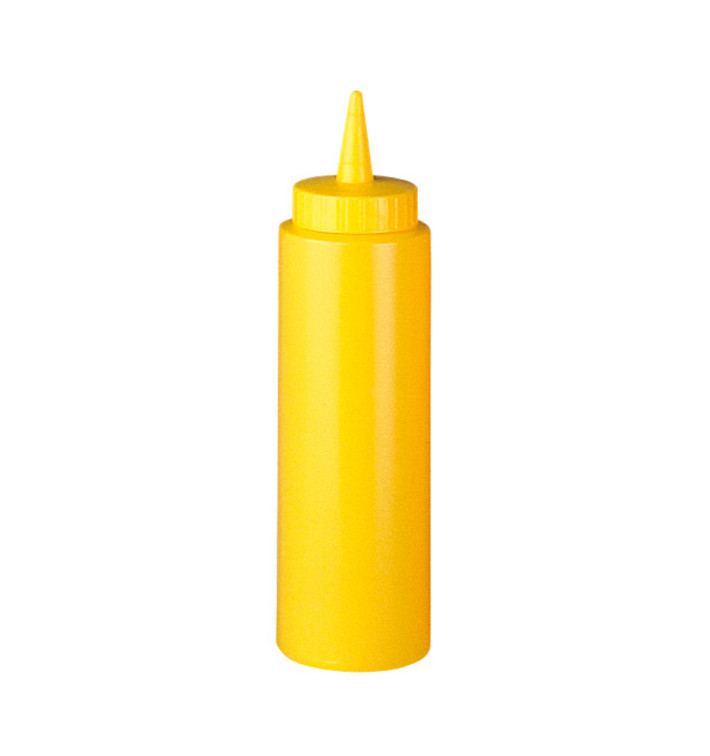 Squeezy Sauce Dispenser Plastic Yellow 240ml (6 Units) 