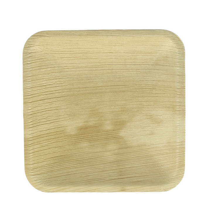 Palm Leaf Plate Square Shape 15x15cm (25 Units) 