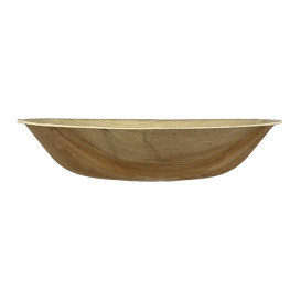 Palm Leaf Bowl Round Shape Ø18x3,5cm (25 Units)