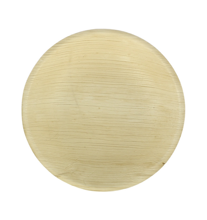 Palm Leaf Bowl Round Shape Ø18x3,5cm (200 Units)