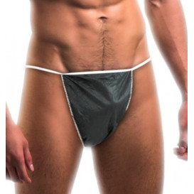 Disposable Tanga TST PP Gentlemen Black (100 Units)