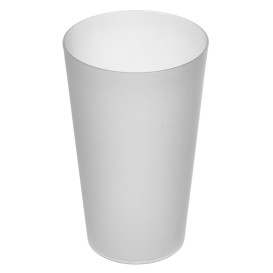 Plastic Cup PP Reusable Translucent 330ml (560 Units)