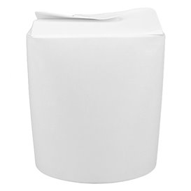 Paper Take-Out Container 100% ECO White 16Oz/480ml (500 Units)