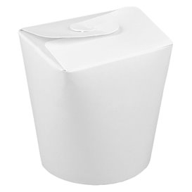 Paper Take-Out Container 100% ECO White 16Oz/480ml (50 Units)