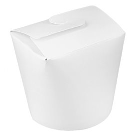 Paper Take-Out Container 100% ECO White 26Oz/780ml (50 Units)