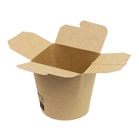 Paper Take-Out Container 100% ECO Kraft 16Oz/480ml (500 Units)