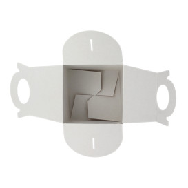 Paper Menu Box Kraft 1,31x1,31x1,15cm (250 Units)