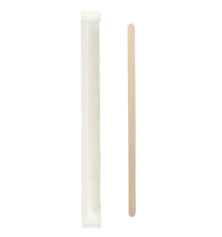 Wooden Coffee Stirrer Wrapped 11cm (5000 Units) 
