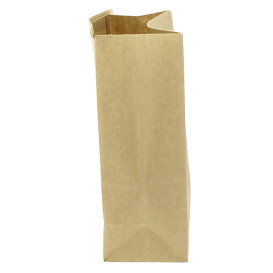 Paper Bag without Handle Kraft and Window 20+8x23cm (50 Uds)