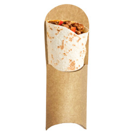 Paper Wrap Food Container Kraft 240x90x35mm (1.000 Units)