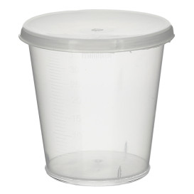 Plastic Lid PP Clear Ø4,5cm for Graduated Cup PP Clear (2000 Units)