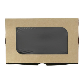 Paper Take-out Container "Premium" 21x13x3,5cm 730ml (300 Units)