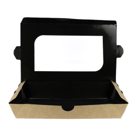 Paper Take-out Container "Premium" 21x13x3,5cm 730ml (300 Units)