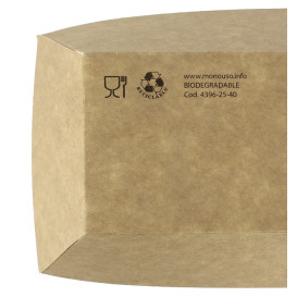 Paper Hot Dog Tray 17x5,5x3,8cm (25 Units) 