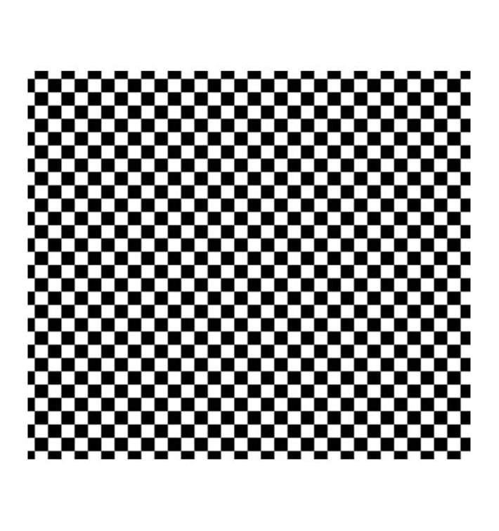 Paper Food Wrap Grease-Proof “Vichy” Black 31x35cm (1000 Units) 