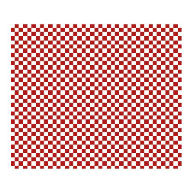 Paper Food Wrap Grease-Proof Red 31x31cm (4000 Units)