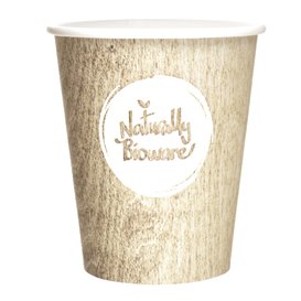 Paper Cup PLA "BioWare" Eco-Friendly 9 Oz/270ml Ø8,0cm (50 Units) 