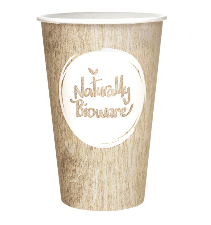 Paper Cup PLA "BioWare" 12 Oz/384ml Ø8,0cm (55 Units)