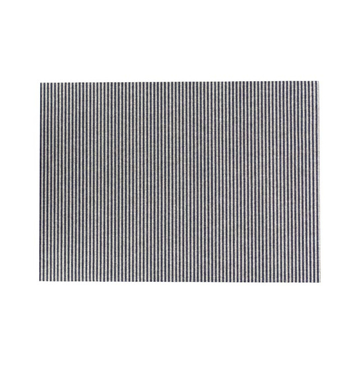 Cotton Placemat "Day Drap" Blue Line 32x45cm (72 Units)
