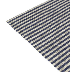 Cotton Placemat "Day Drap" Blue Line 32x45cm (72 Units)