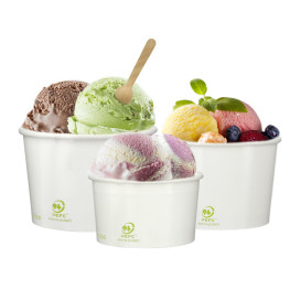 Paper Ice Cream Container Eco-Friendly 260ml (1.320 Units)