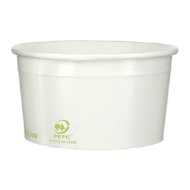Paper Ice Cream Container Eco-Friendly 195ml (45 Units) 