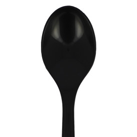 Reusable Teaspoon PP Mineral "Hercules" Black 130mm (50 Units)