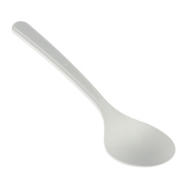 Reusable Teaspoon PP Mineral "Hercules" White 130mm (1.000 Units)