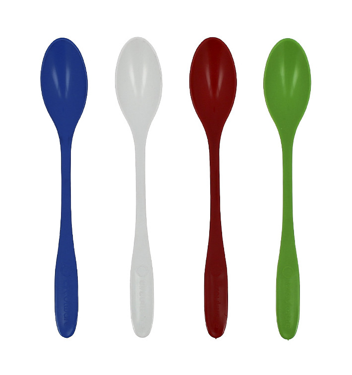 Reusable Ice Cream Spoon PP Mineral Assortment 175mm (100 Units)