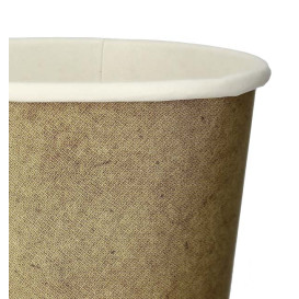 Paper Cup Eco-Friendly-Friendly Kraft 6Oz/180ml Ø7,0cm (100 Units) 