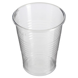 Transparent PP Cup 240ml + Travel Cross Lid PS Ø7,4cm (1.000 Units)