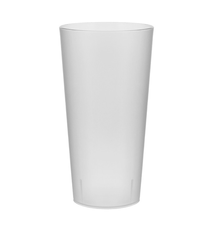 Plastic Cup PP Reusable Translucent 400ml (490 Units)