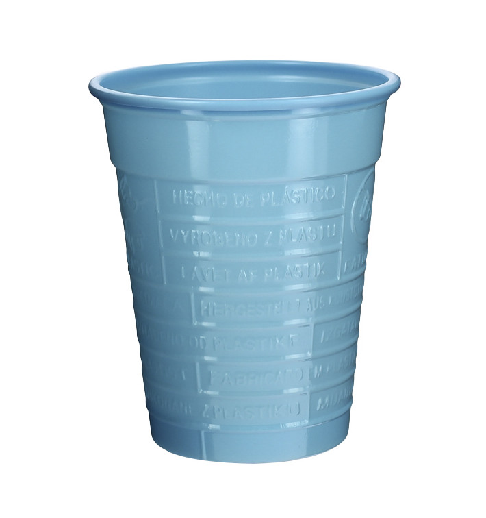 Plastic Cup PS Light Blue 200ml Ø7cm (1.500 Units)