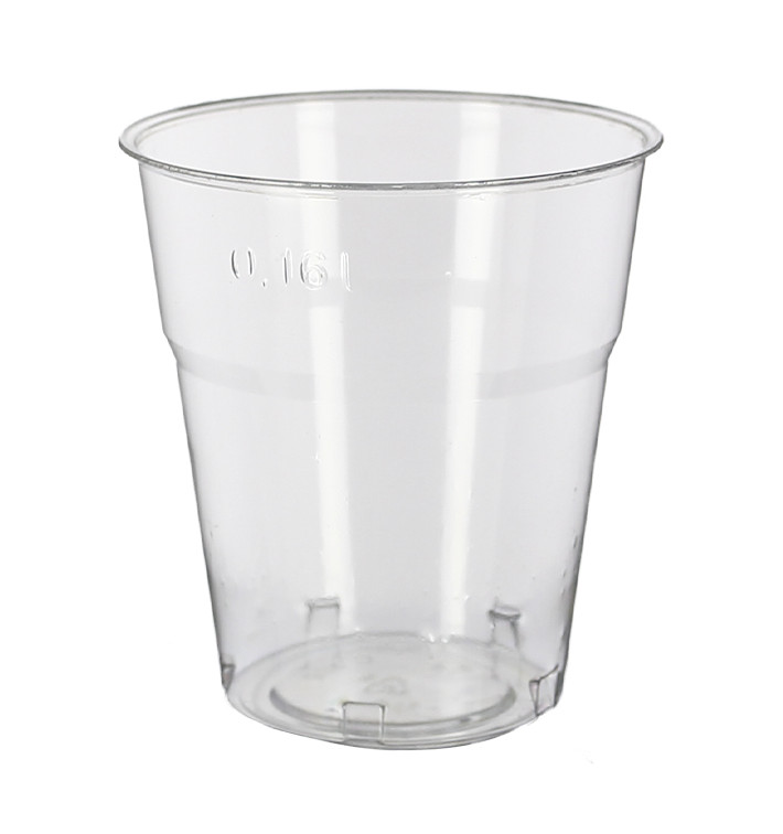 Reusable PS Cup "Diamant" Crystal 200ml Ø7,2cm (375 Units)