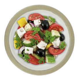 Biodegradable Bagasse Plate White Ø22,5cm (10 Units)