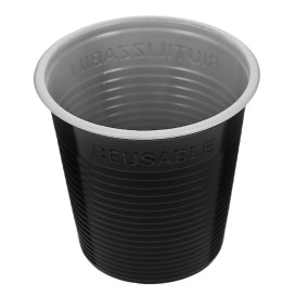 Reusable Shot PS Bicolour Black 230ml (420 Units)