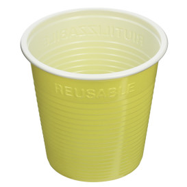 Reusable Shot PS Bicolour Yellow 160ml (30 Units)