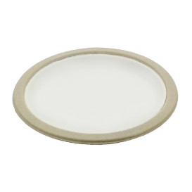 Biodegradable Bagasse Plate White Ø22,5cm (10 Units)