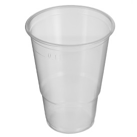 Plastic Cup PP Clear 520ml Ø8,3cm (50 Units) 