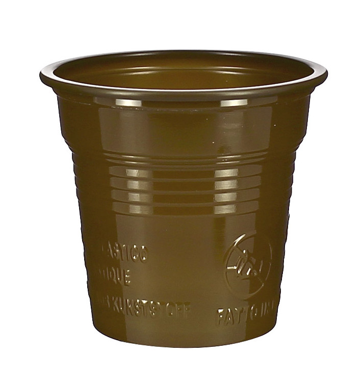 Plastic Shot PS Brown 80ml Ø5,7cm (2400 Units)