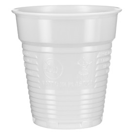 Plastic Cup PS White 166ml Ø7,0cm (3.000 Units)