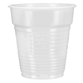 Plastic Cup PS Vending White 166ml Ø7,0cm (100 Units)  
